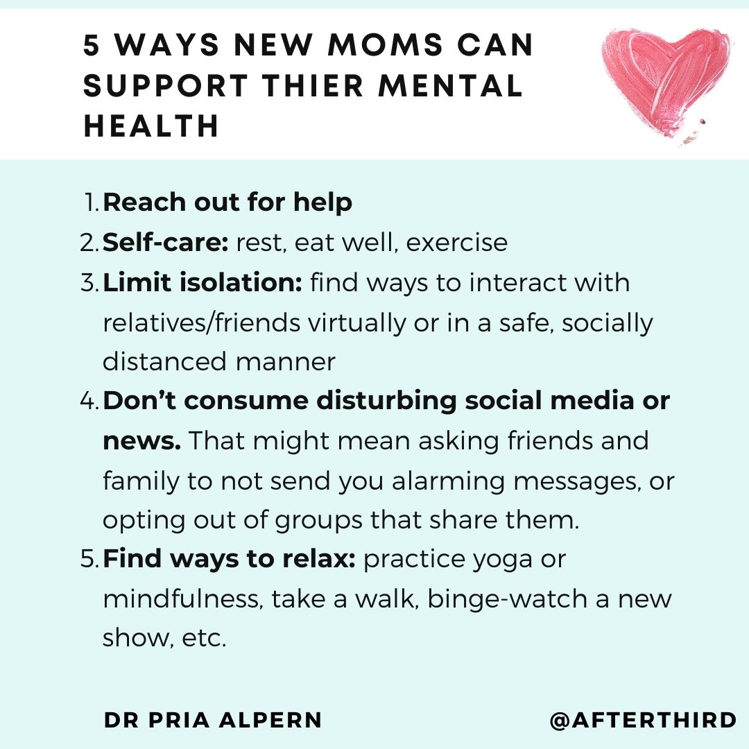 How to support a new mother's postpartum mental health